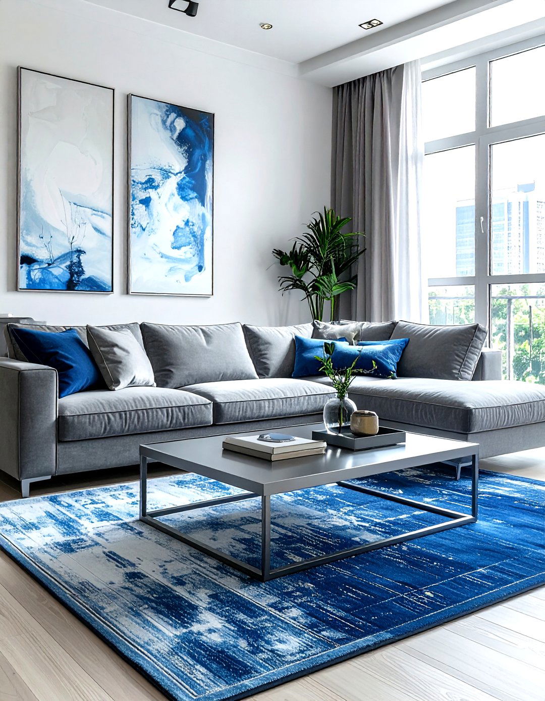 Steel Coffee Table - 30 metal accent ideas