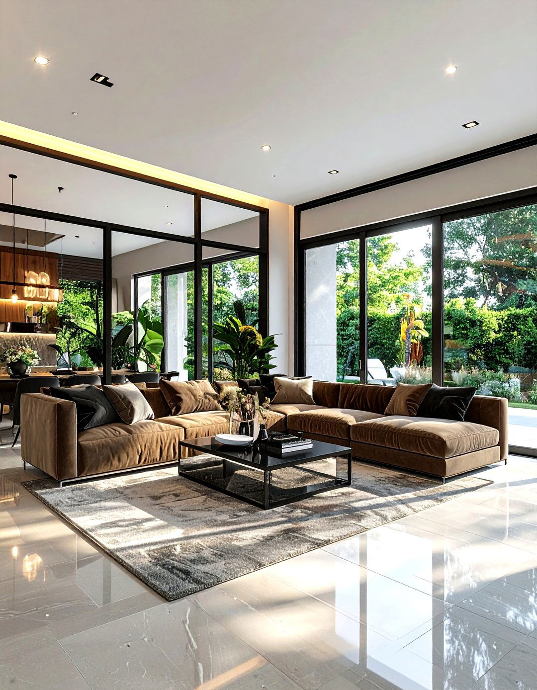 Steel patio doors - 30 living room with patio doors