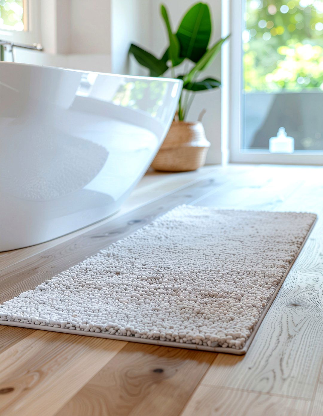 Stone Bath Mat - 30 bathroom refresh ideas