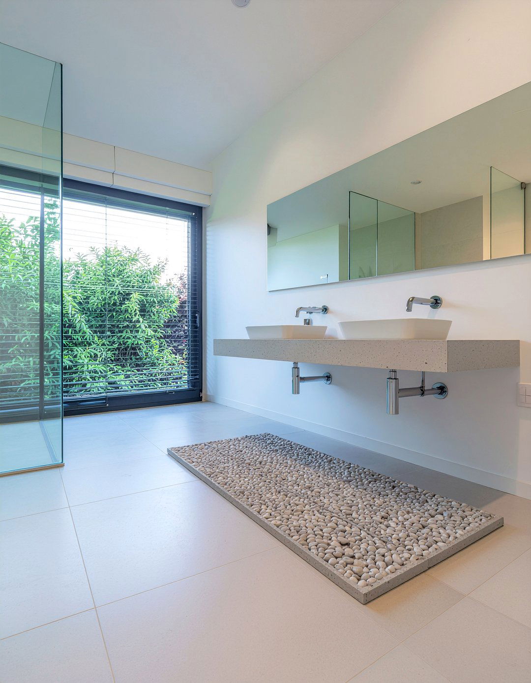 Stone Bath Mat - 30 bathroom rug ideas