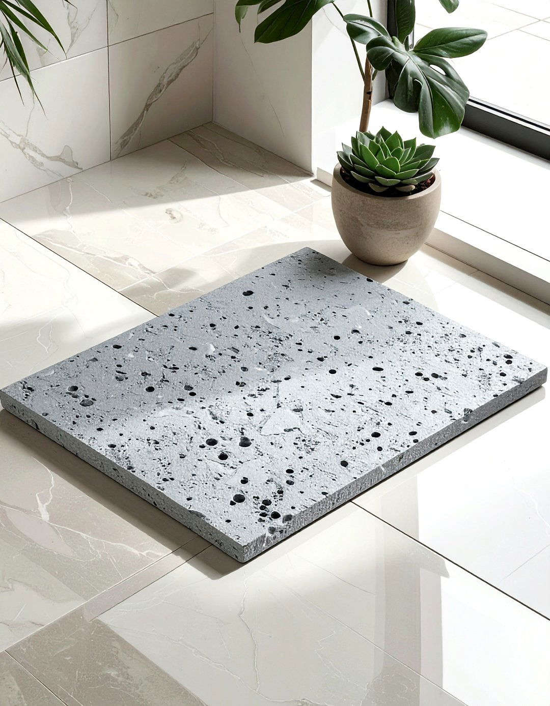 Stone Bath Mat - 30 bathroom finishing touches ideas