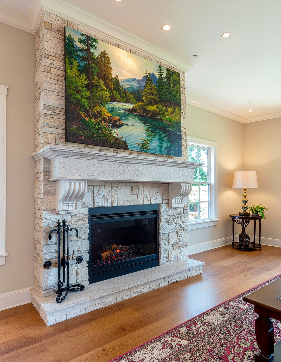 Stone Corbels - 30 living room corbel ideas