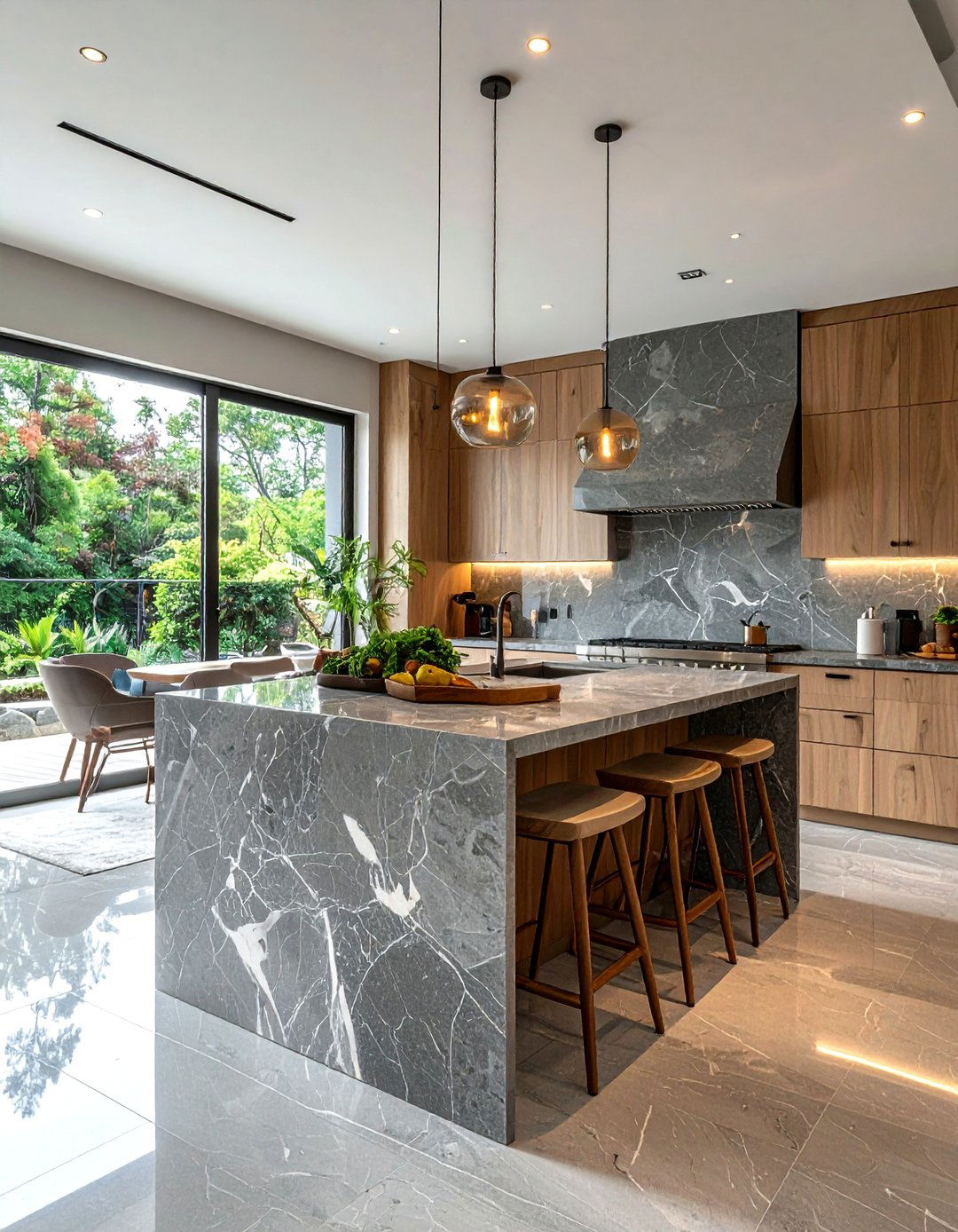 Stone Countertop Kitchen - 30 zen kitchen ideas