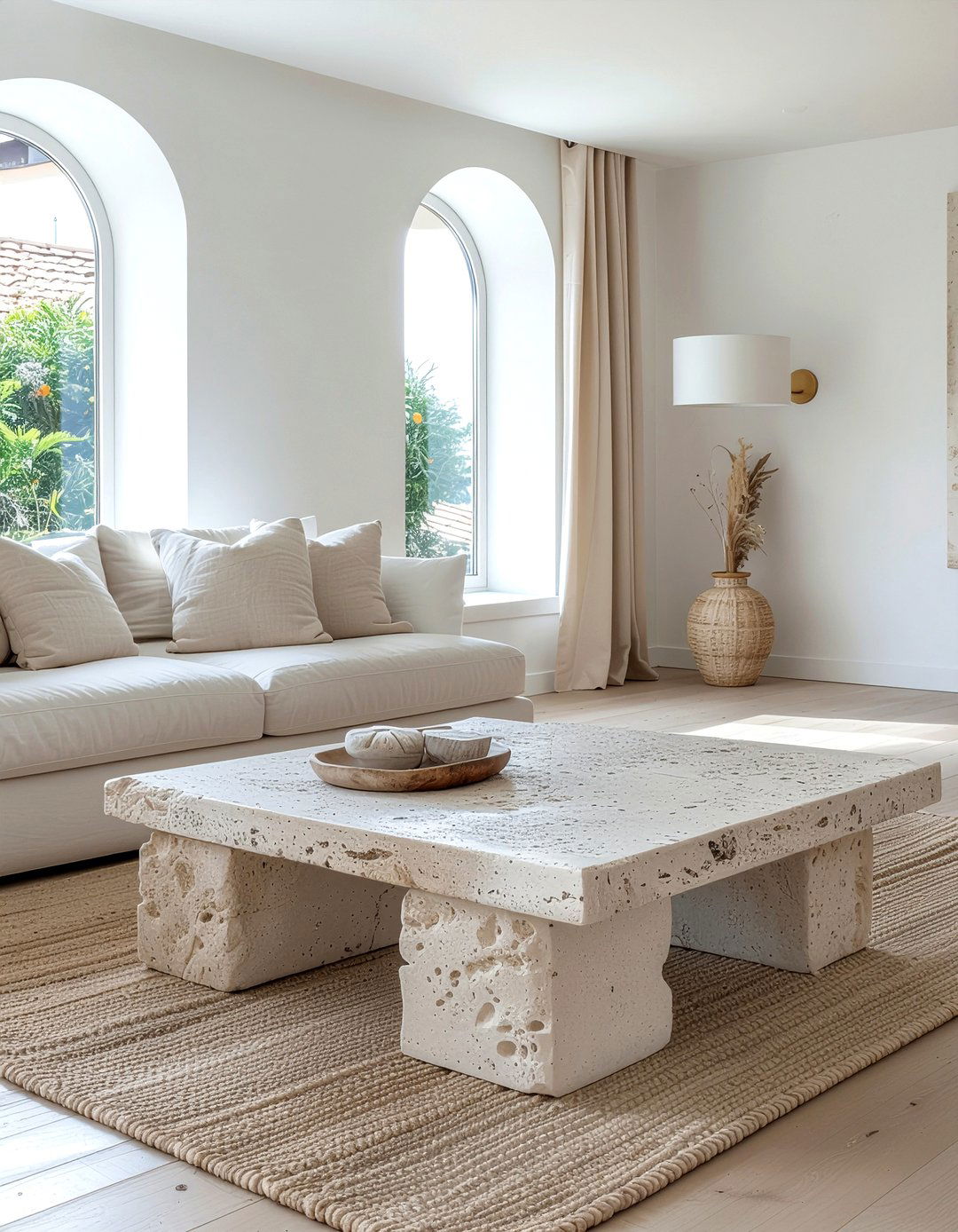 Stone Nesting Coffee Table - 30 living room nesting coffee tables