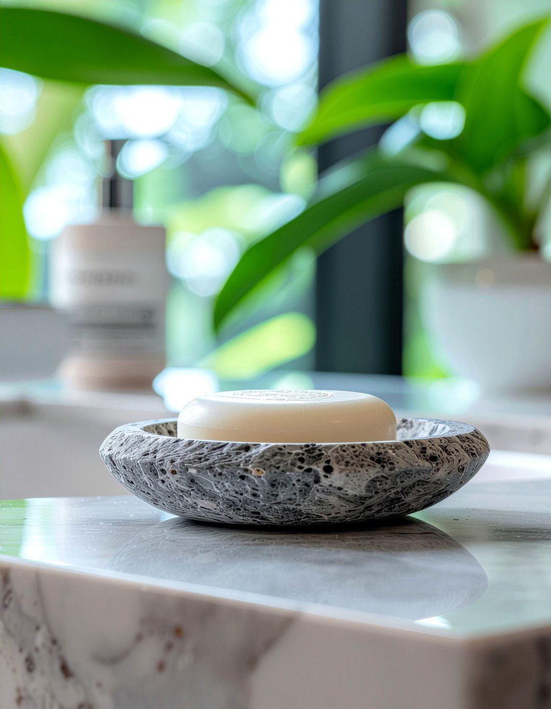 Stone Soap Dish - 30 bathroom final detail ideas