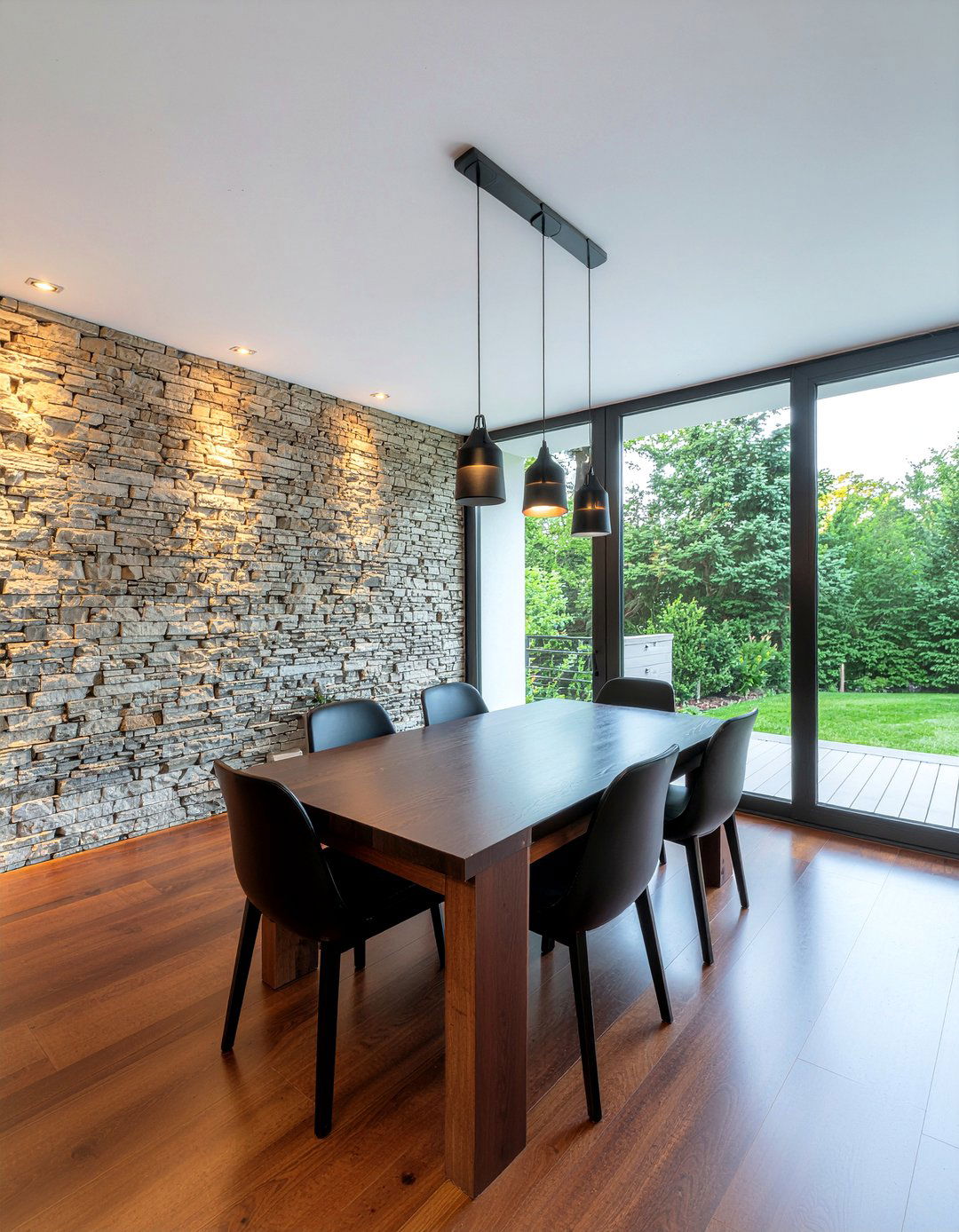 Stone Wall Dining Room - 30 Italian dining room ideas