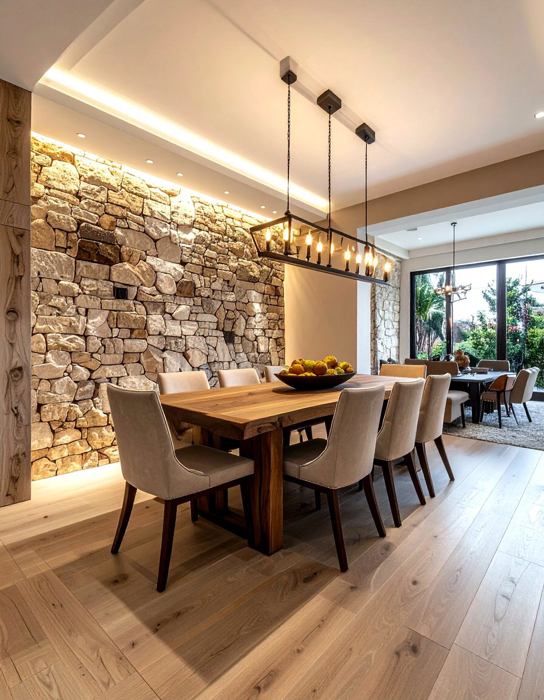 Stone Wall Dining Room - 30 Puerto Rican dining room ideas