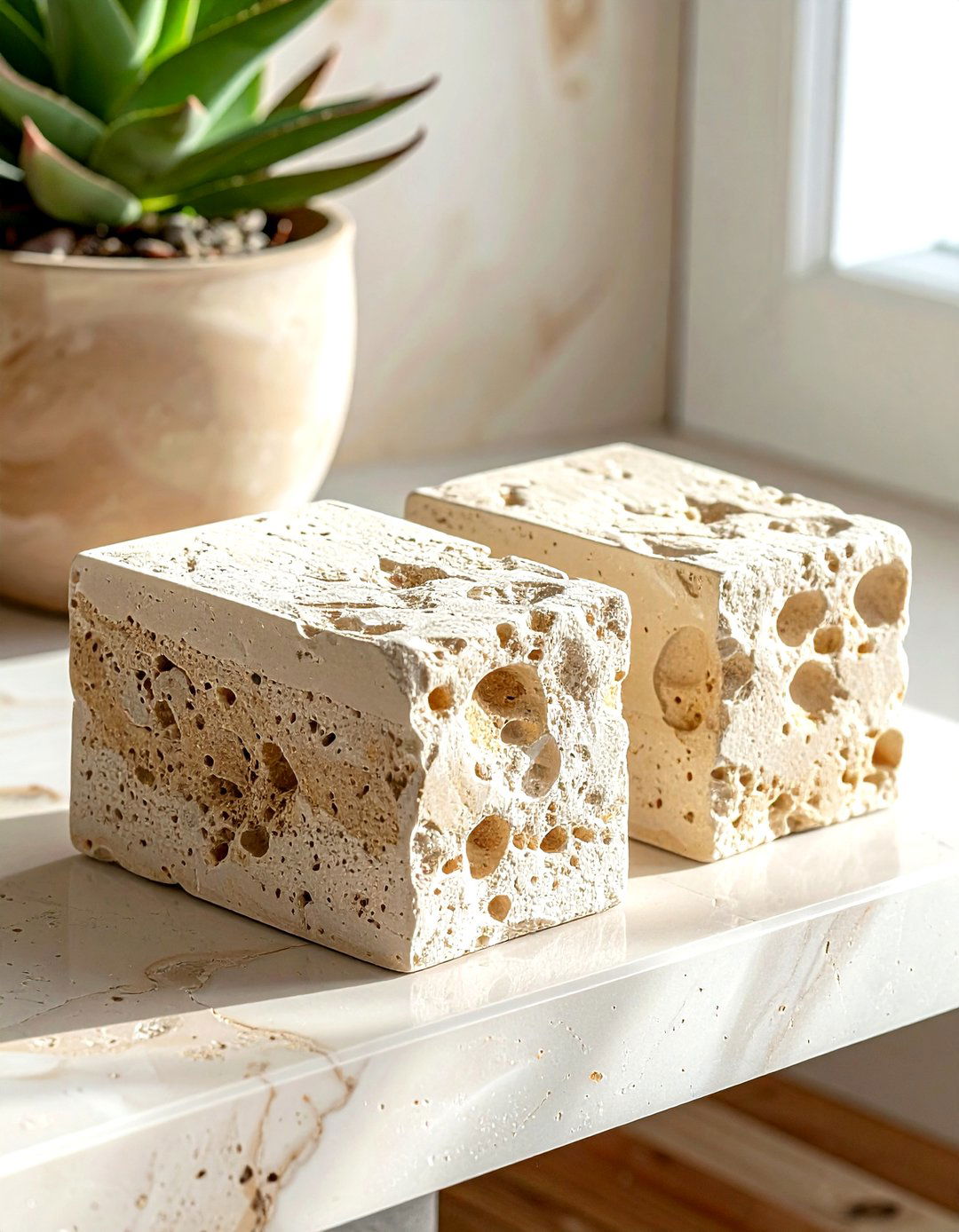 Stone bookend - 30 bookend ideas