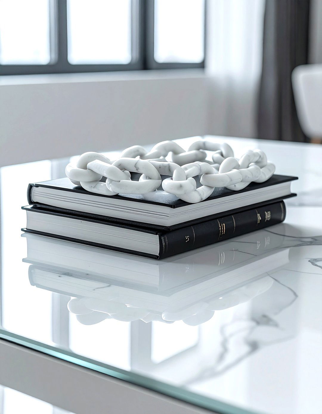 Stone chain link - 30 living room centerpiece ideas