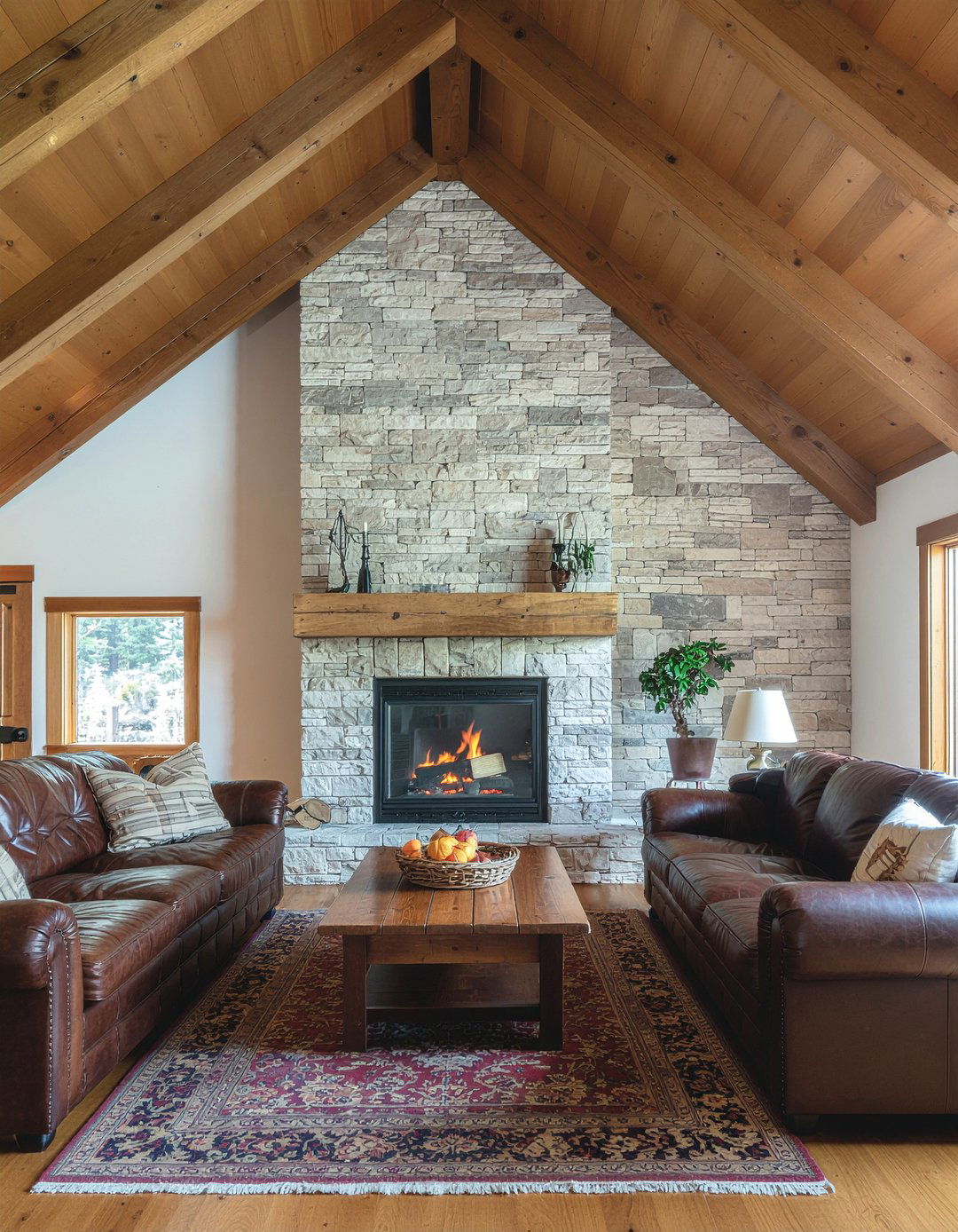 Stone effect wallpaper - 30 living room neutral wallpapers