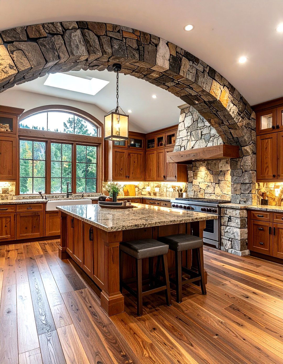 Stone heavy lodge - 30 lodge kitchen ideas