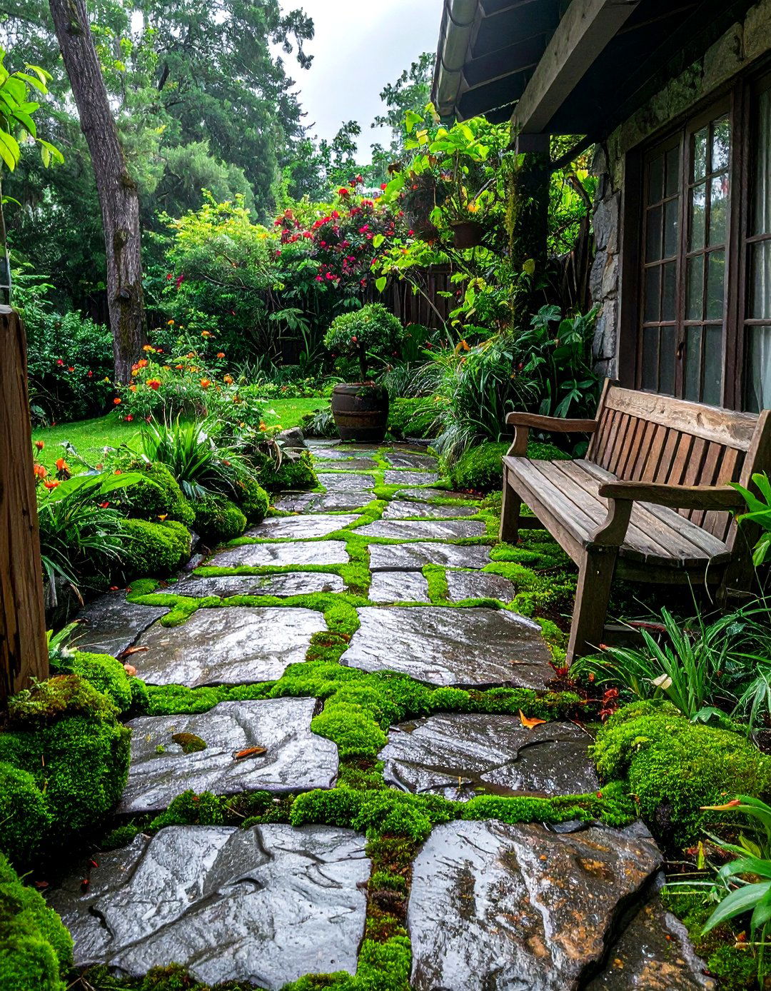 Stone patio pavers - 30 patio decor ideas