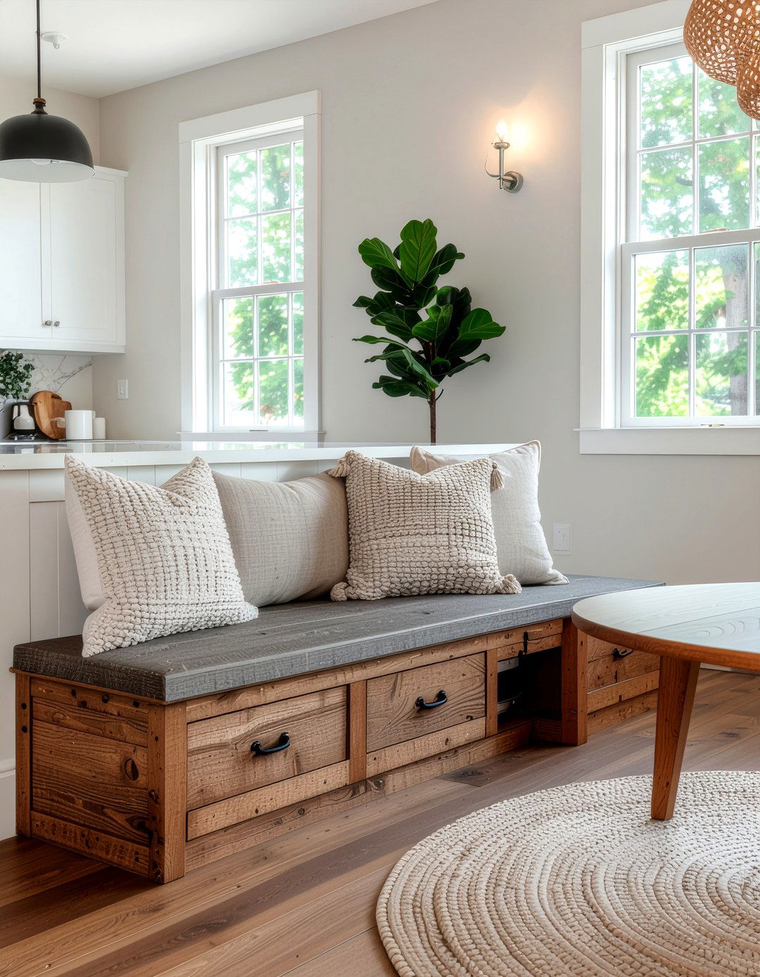 Storage Bench Dining Seating - 30 dining room banquette ideas