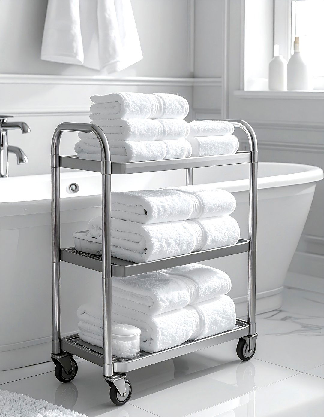 Storage Cart - 30 bathroom furniture settings