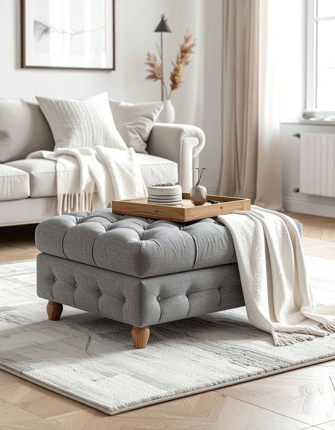 Storage Ottoman Living Room - 30 ottoman styling ideas