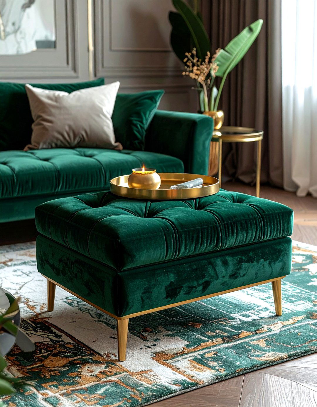 Storage ottoman - 30 living room clever storage ideas