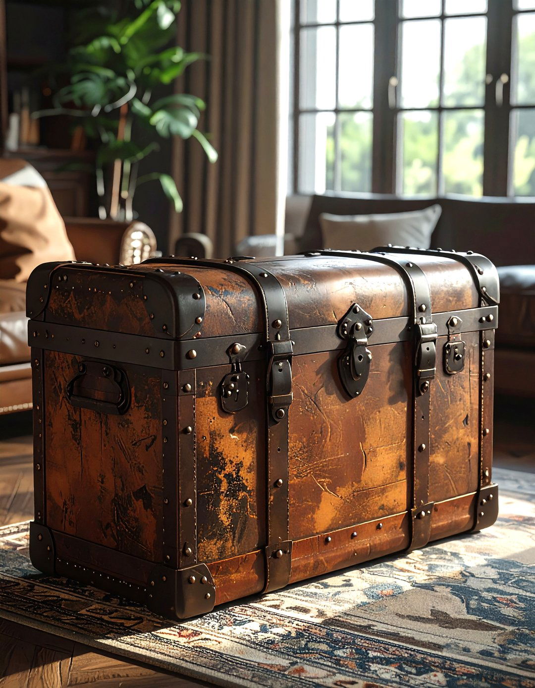 Storage trunk - 30 living room storage hacks