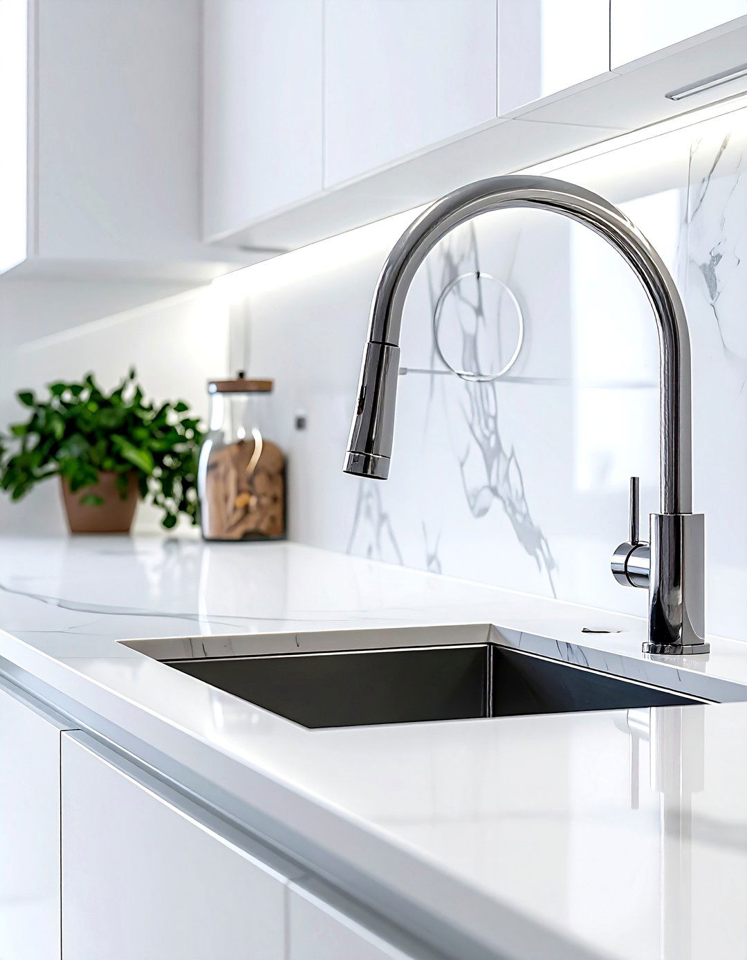 Stove Pot Filler Faucet - 30 efficient kitchen ideas