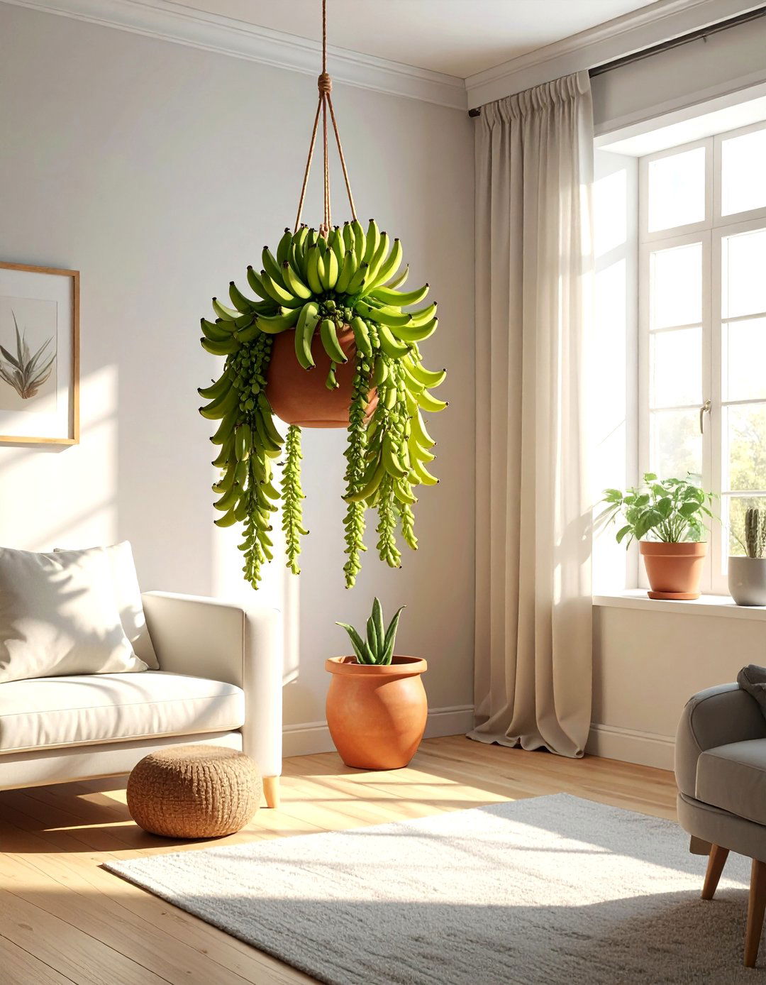 String Of Bananas - 30 living room hanging plants