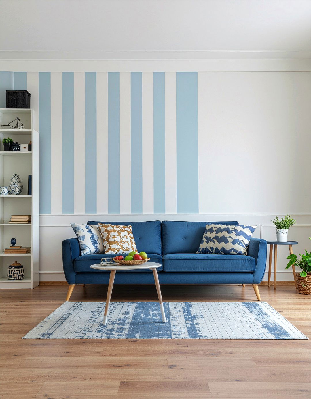 Stripe wall stencil - 30 living room wall stencils