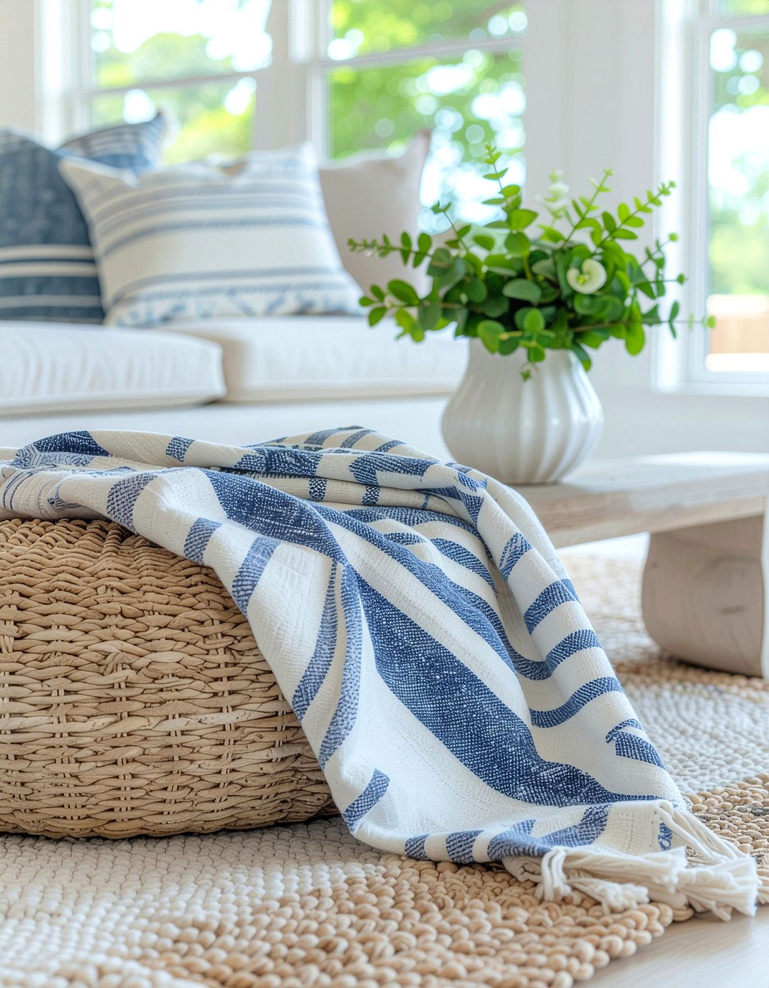Striped Blanket - 30 living room blankets