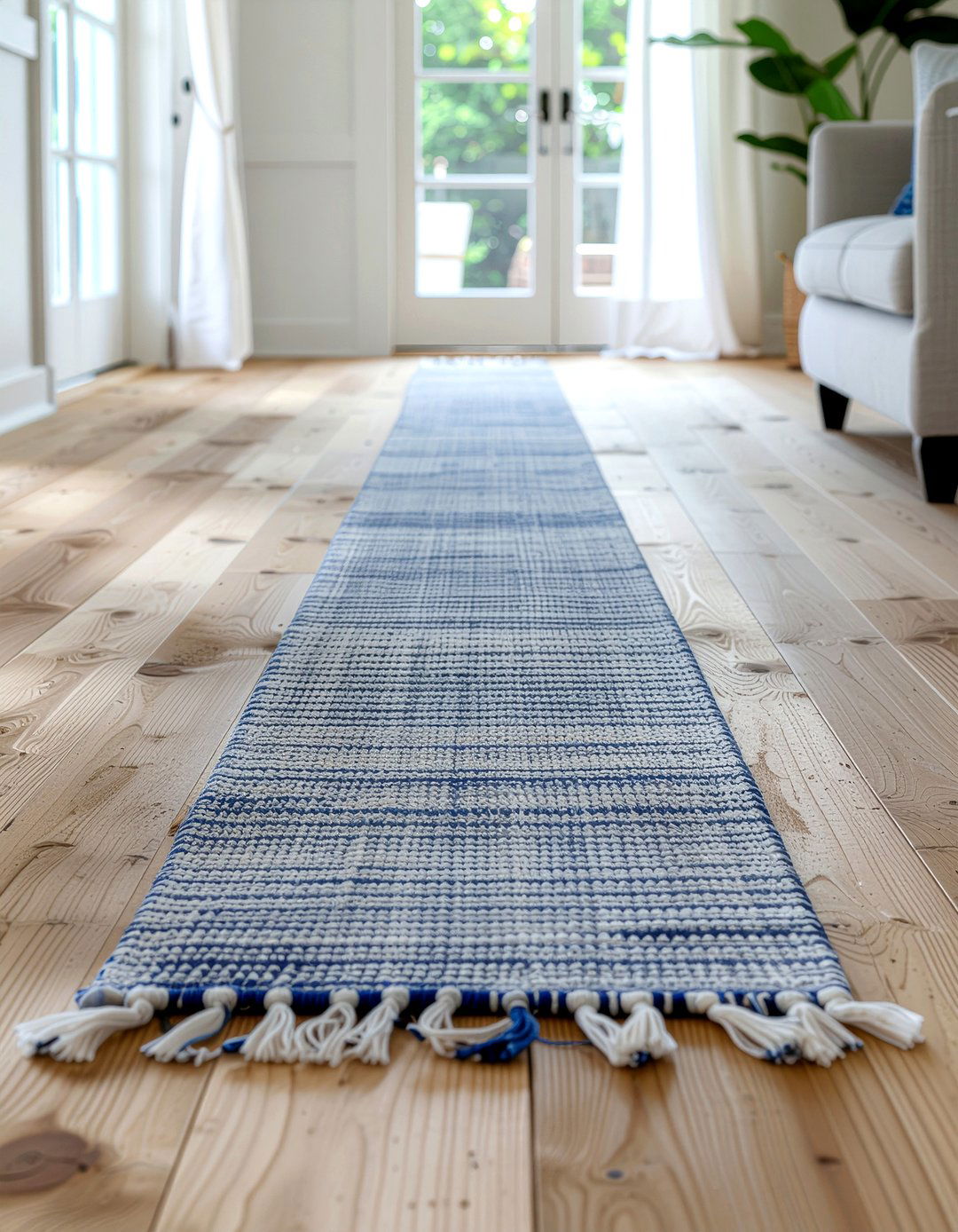 Striped Cotton Runner - 30 living room runner rugs