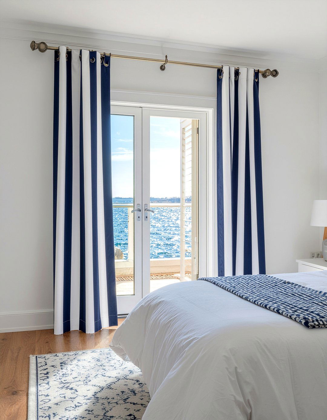 Striped Door Curtain - 30 bedroom door curtains