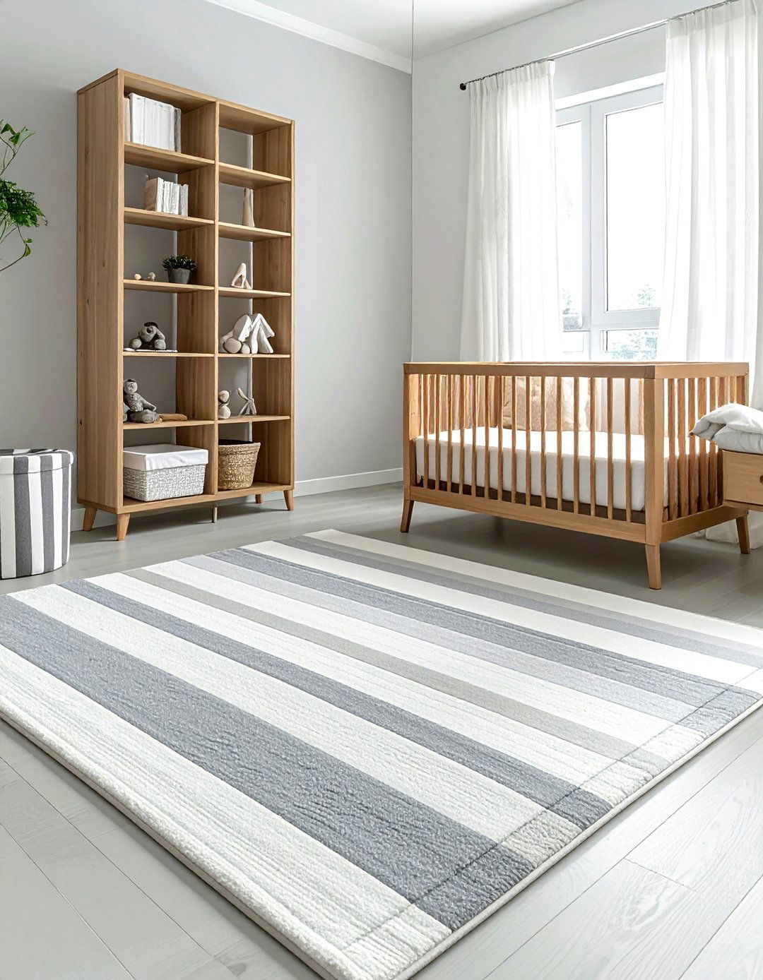 Striped Nursery Rug - 30 nursery rug ideas