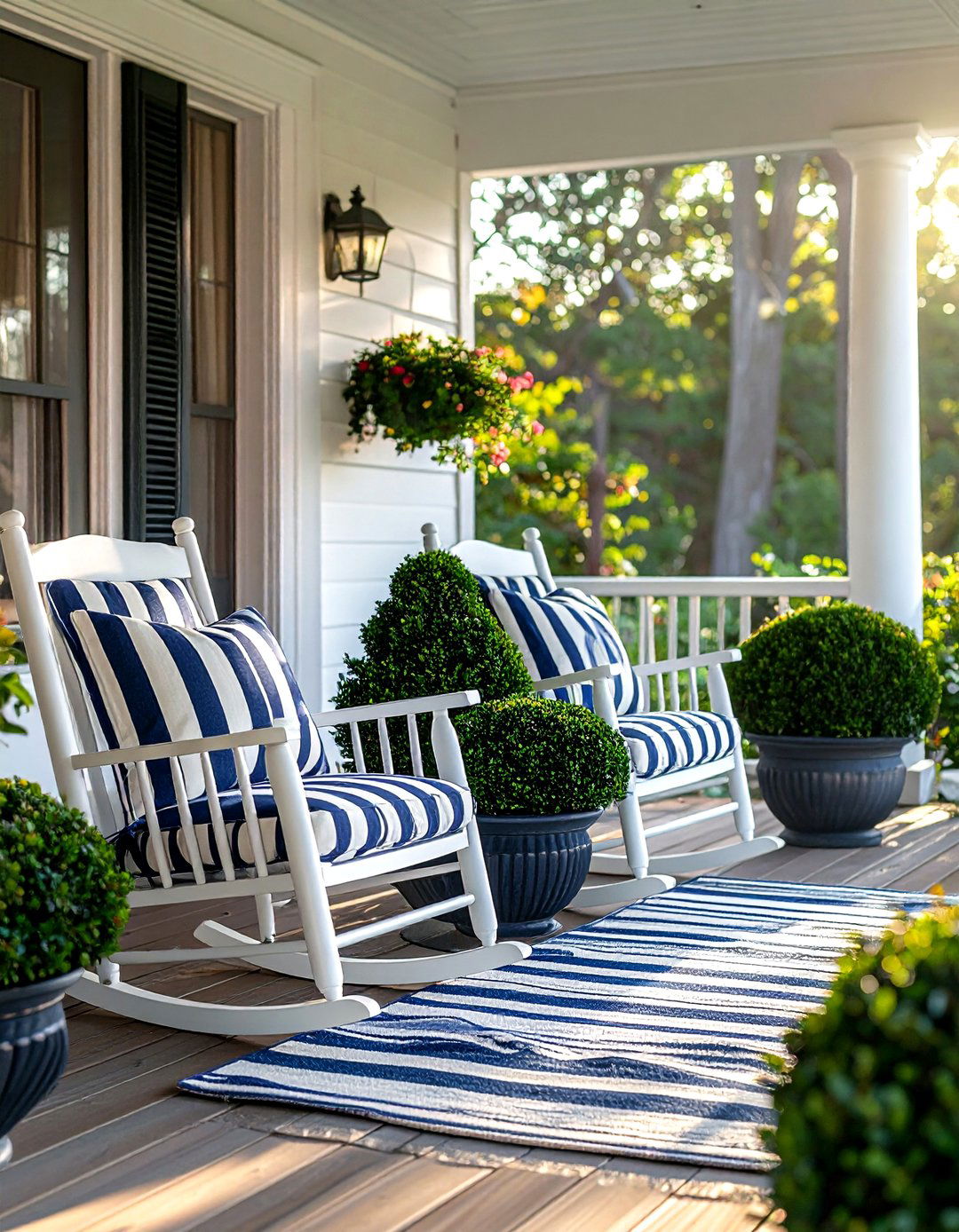 Striped Porch Furniture - 30 stripe decor ideas