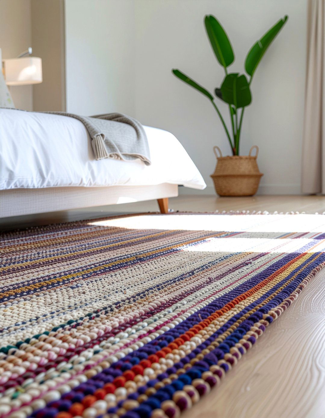 Striped Rug Pattern - 30 Mexican bedroom ideas