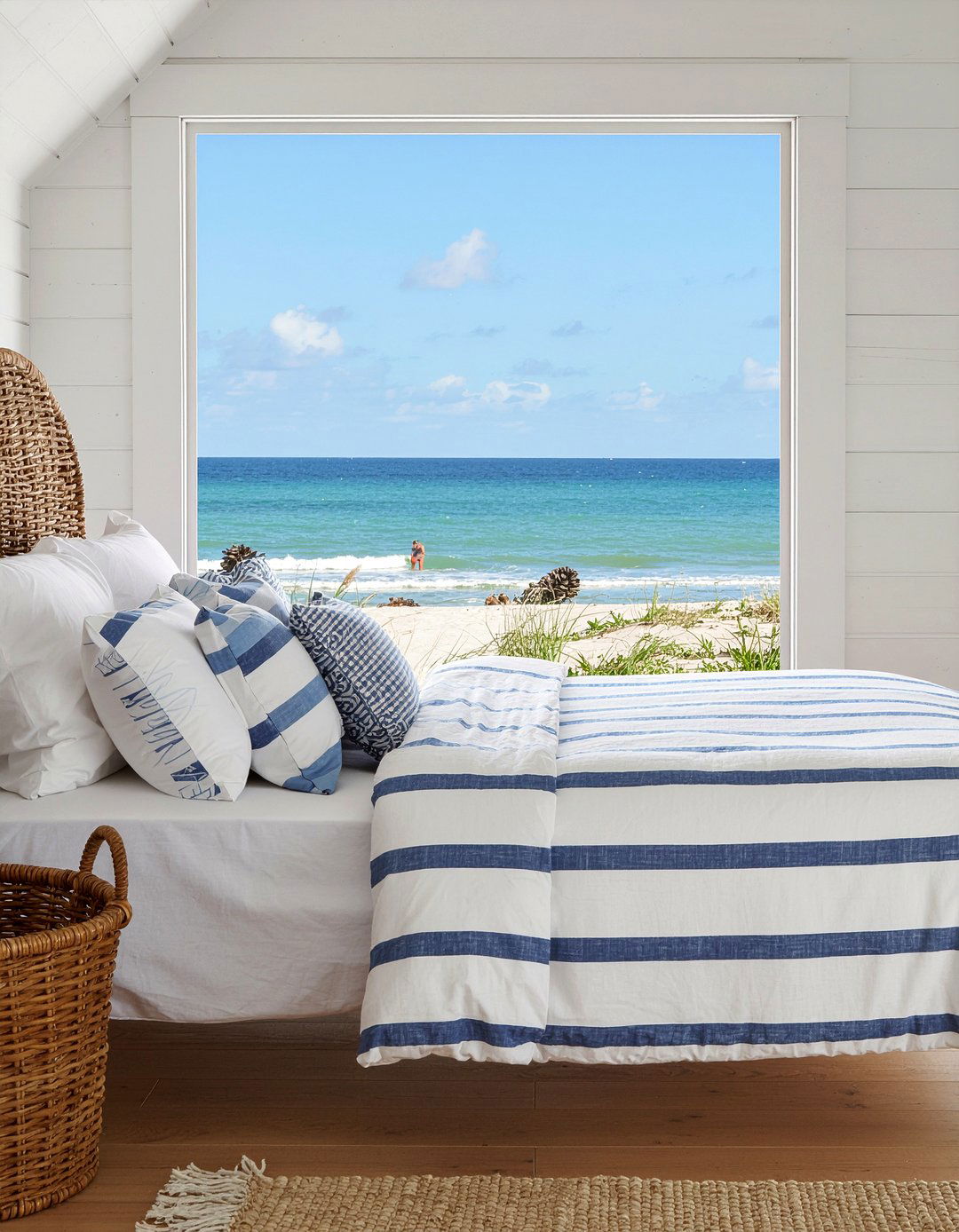 Striped Seersucker Duvet - 30 bedroom duvets