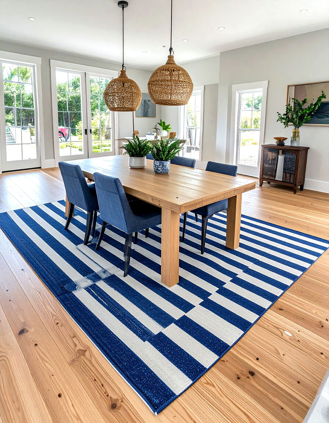 30 Stylish Square Rug Dining Room Ideas to Anchor Your Space