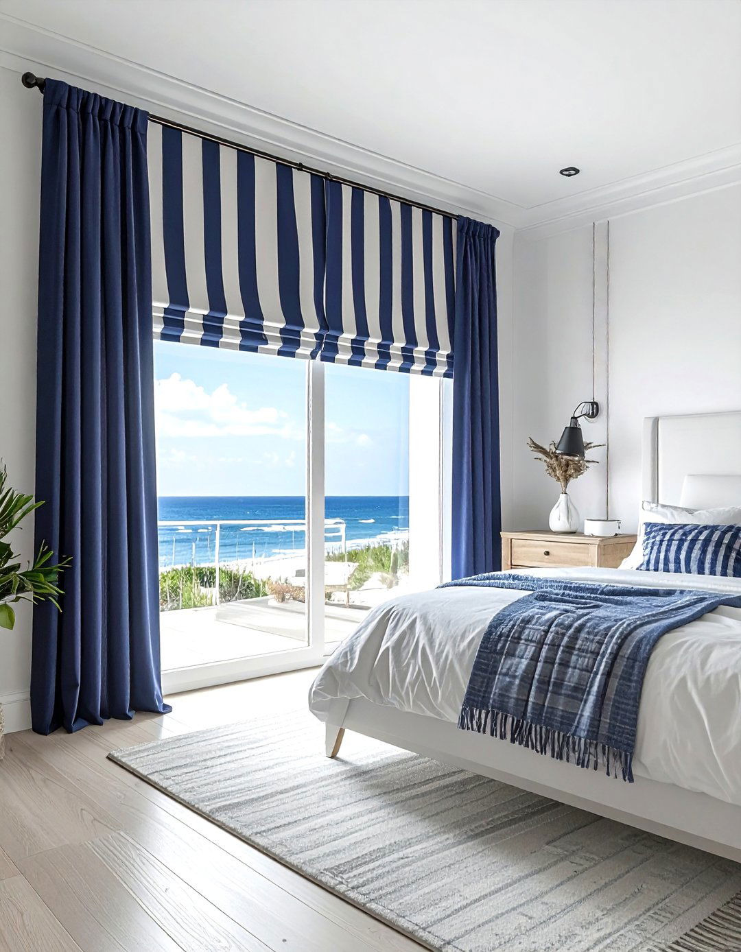 Striped Valance - 30 valance ideas