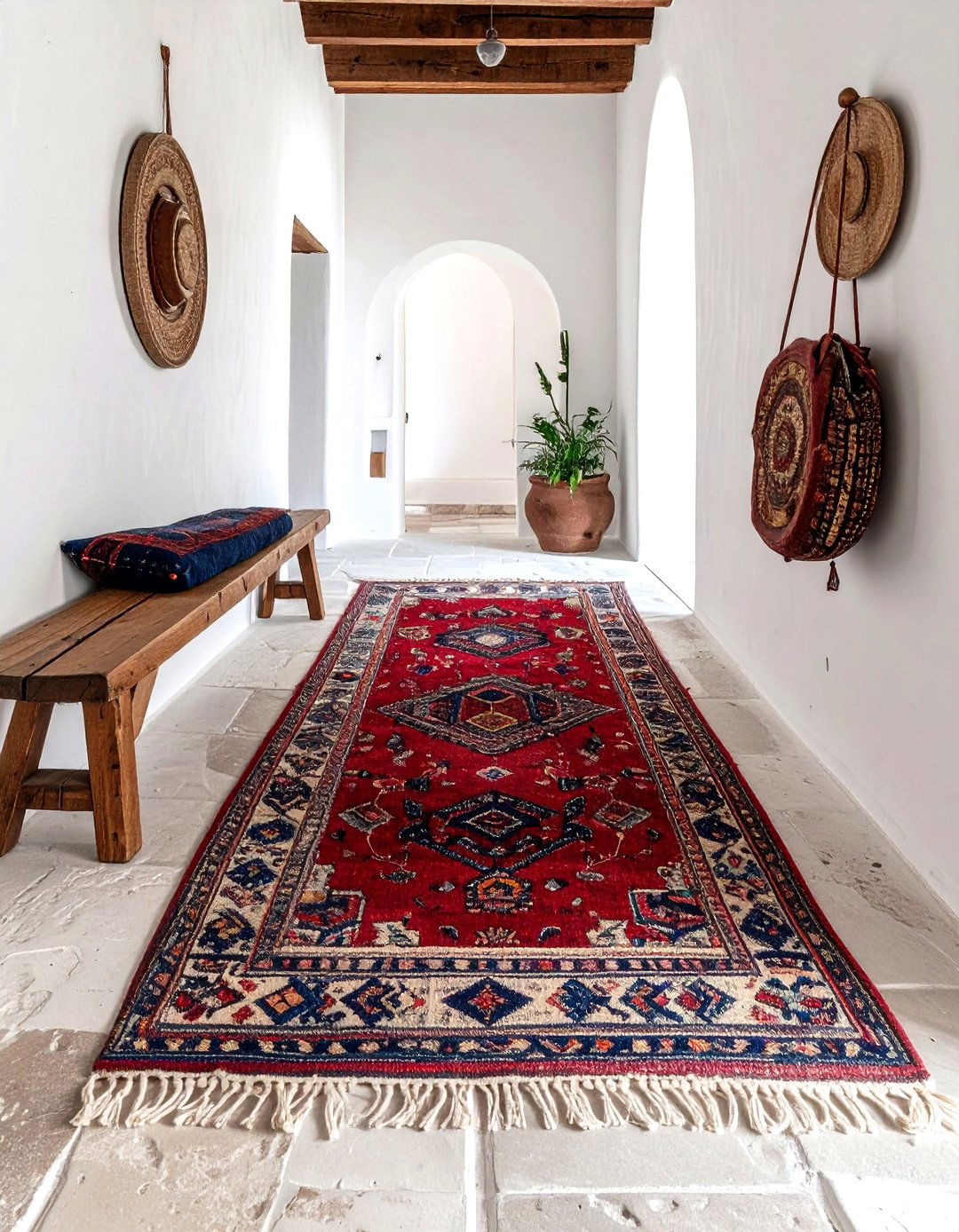 Striped Wallpaper Accent - 30 bold decor ideas