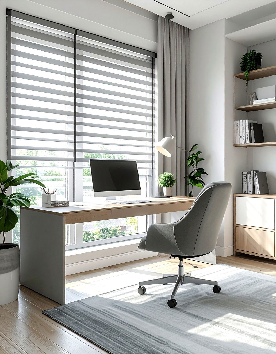 Striped Window Blinds - 30 stripe decor ideas