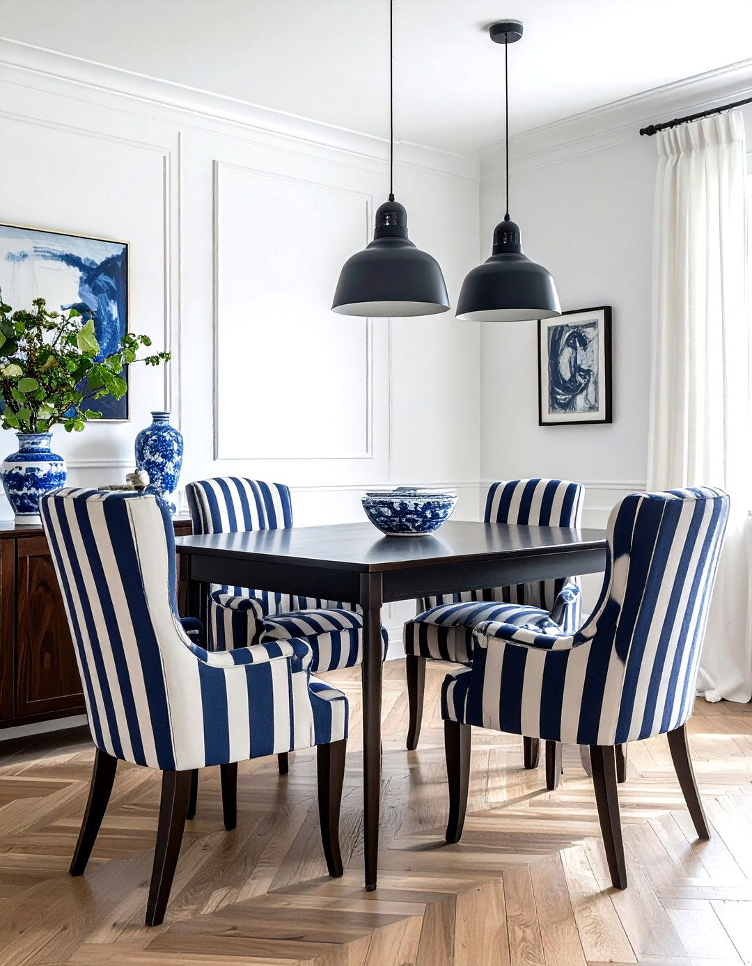 30 Wingback Dining Chair Ideas for a Luxurious Table Set