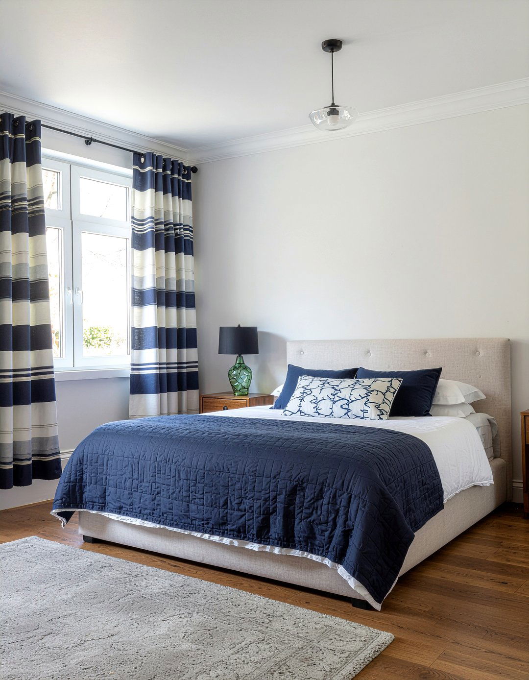 Striped bedroom drapes - 30 bedroom drapes