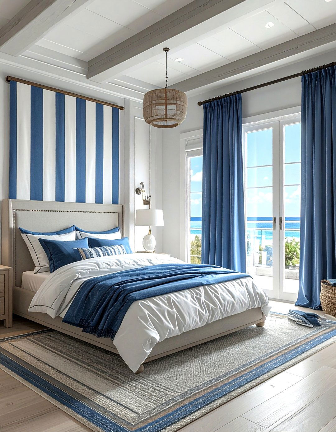 Striped blackout curtains - 30 blackout curtain ideas