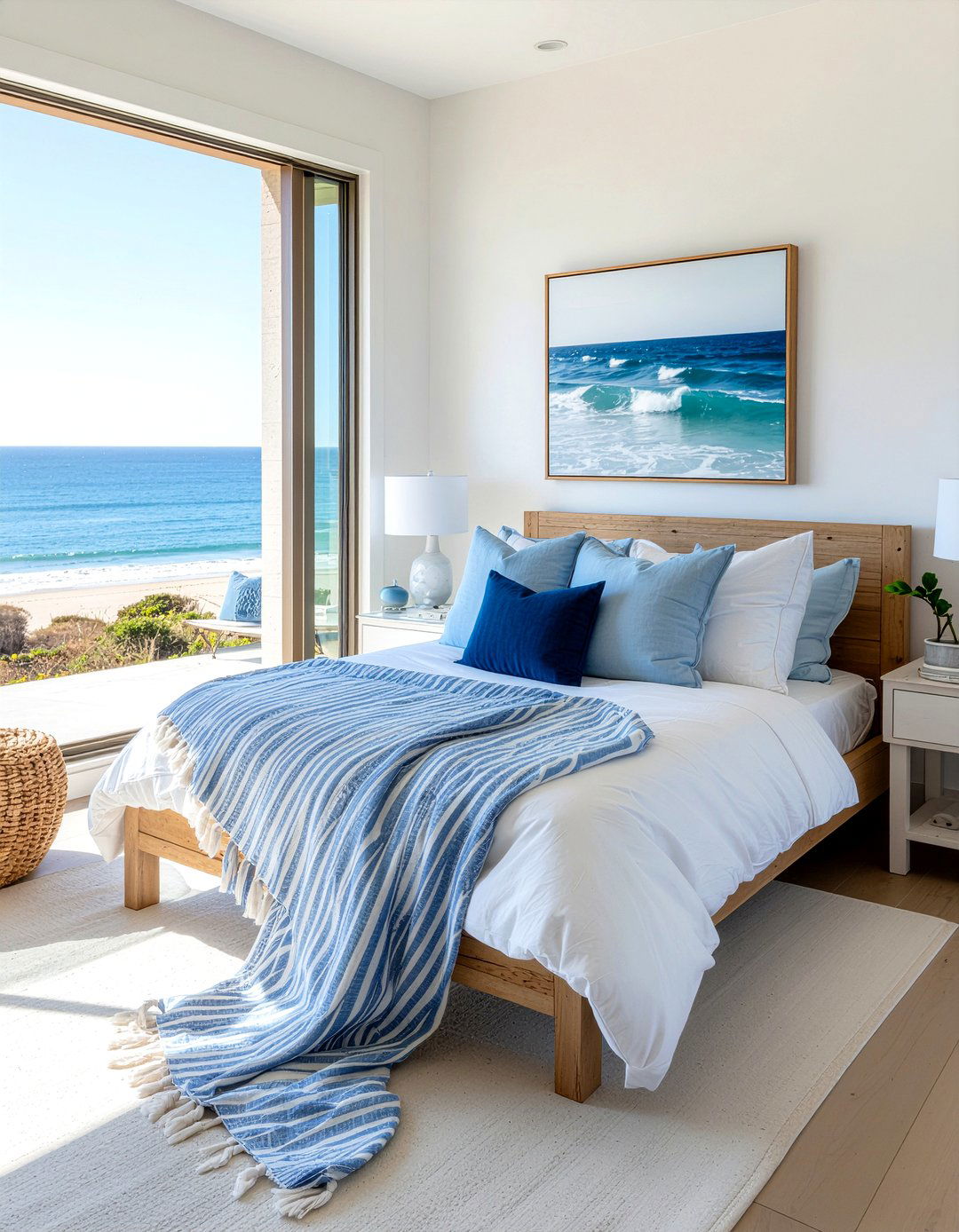 Striped cotton summer blanket - 30 bedroom cotton blankets