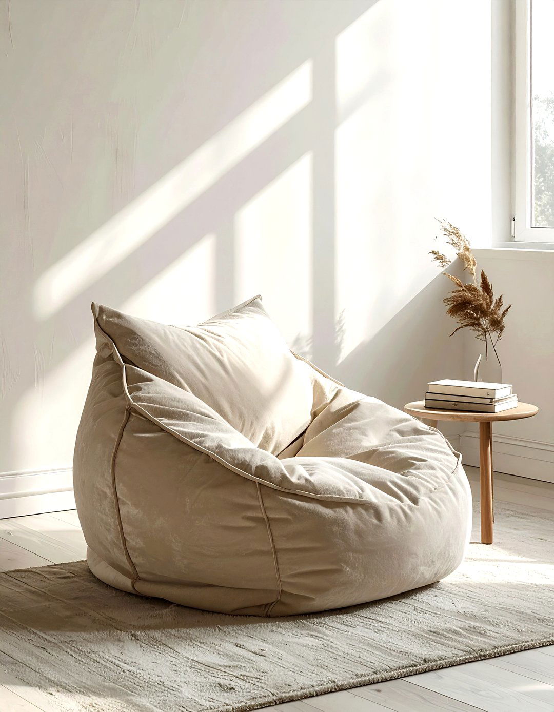 Structured bean bag chair - 30 living room bean bag ideas