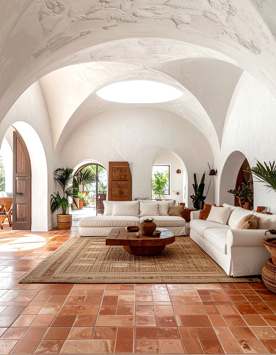 Stucco Barrel Vault Ceiling - 30 living room barrel ceiling ideas