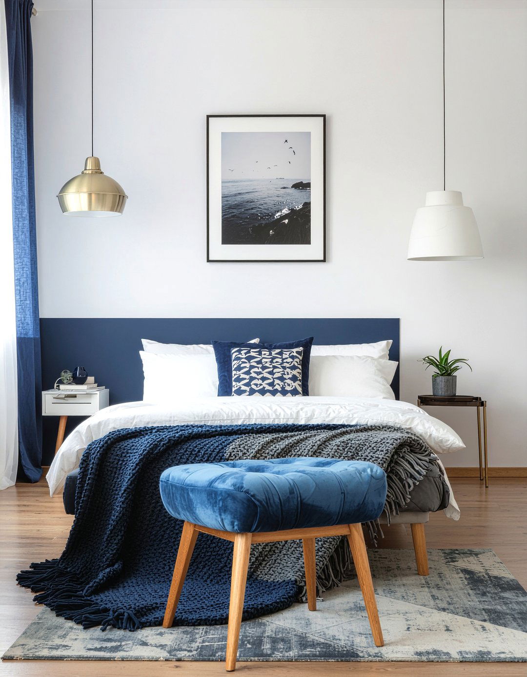 Studio Apartment Color Blocking - 30 studio apartment bedroom ideas