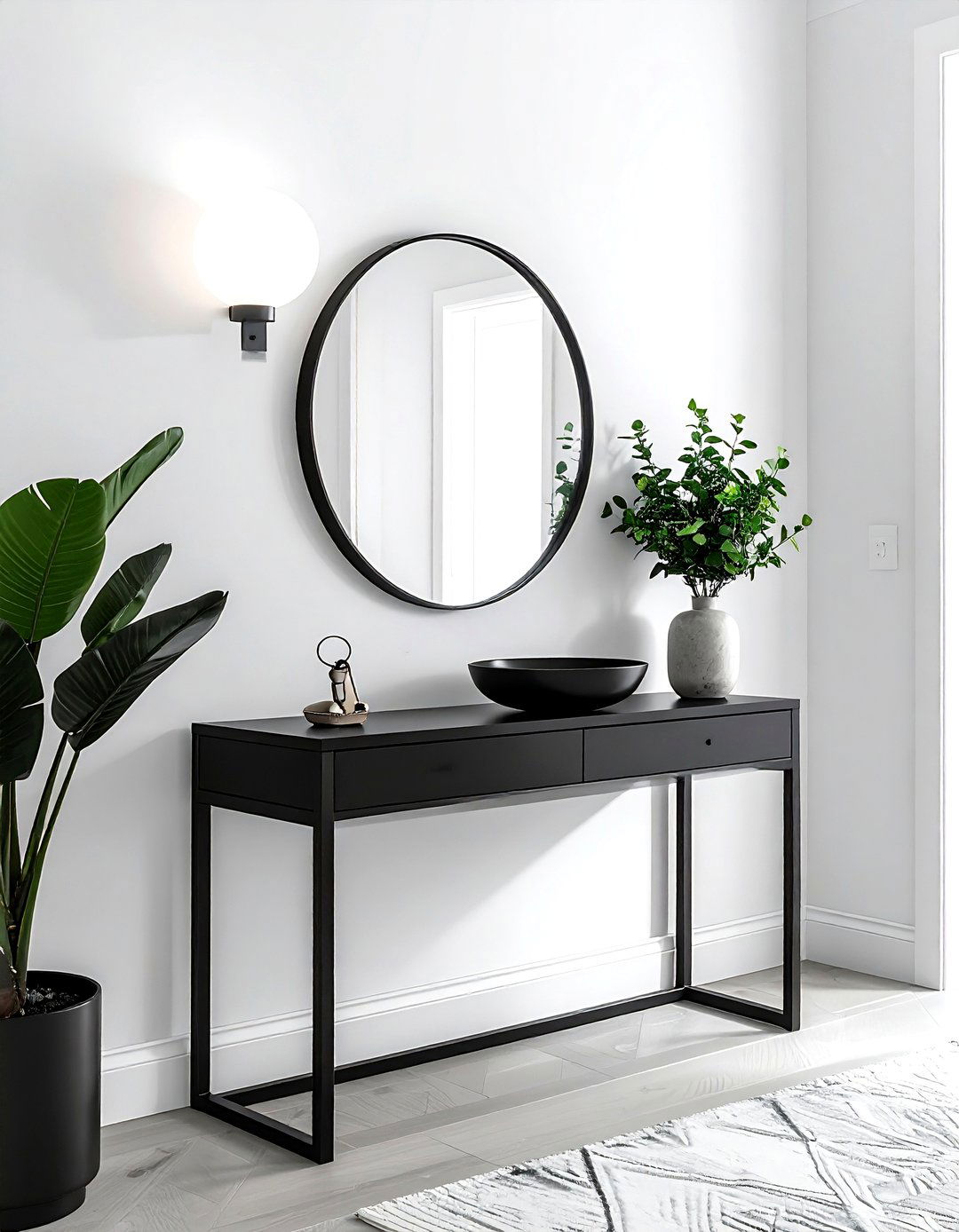 Studio Apartment Entryway Console - 30 studio apartment decor ideas