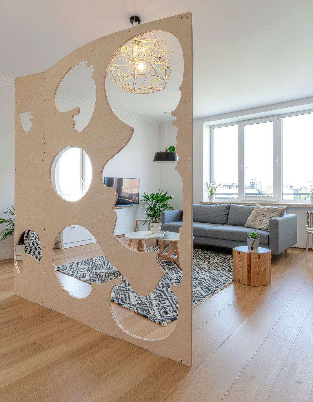 Studio Apartment Plywood Partition - 30 studio apartment bedroom ideas