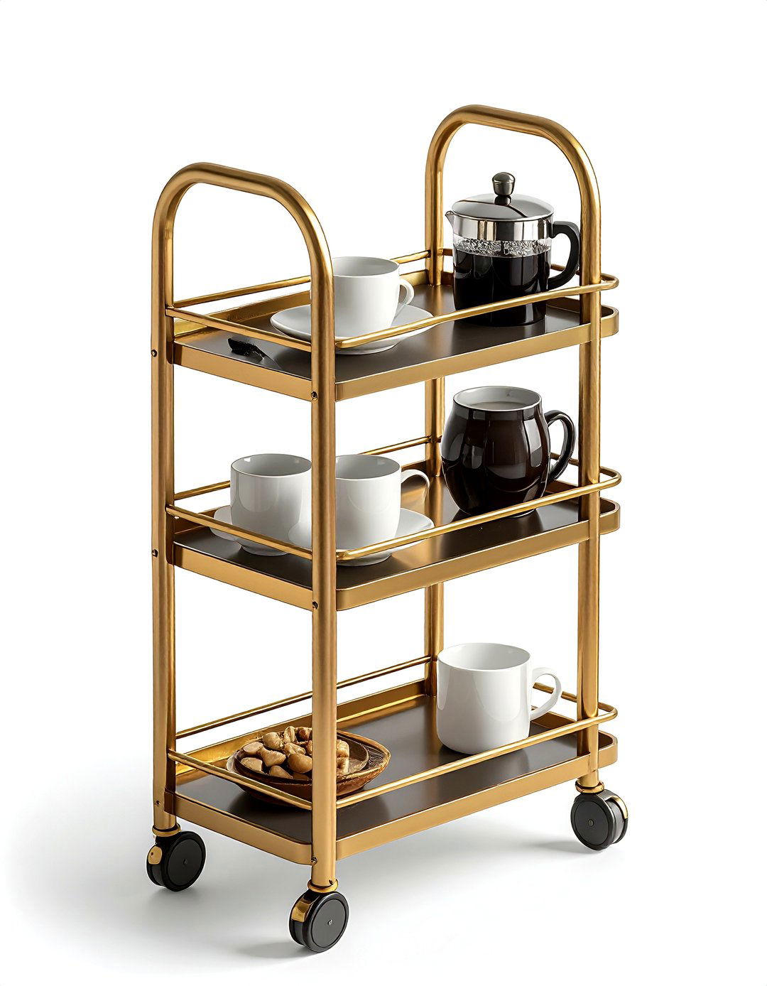 Studio Apartment Rolling Cart - 30 studio apartment decor ideas