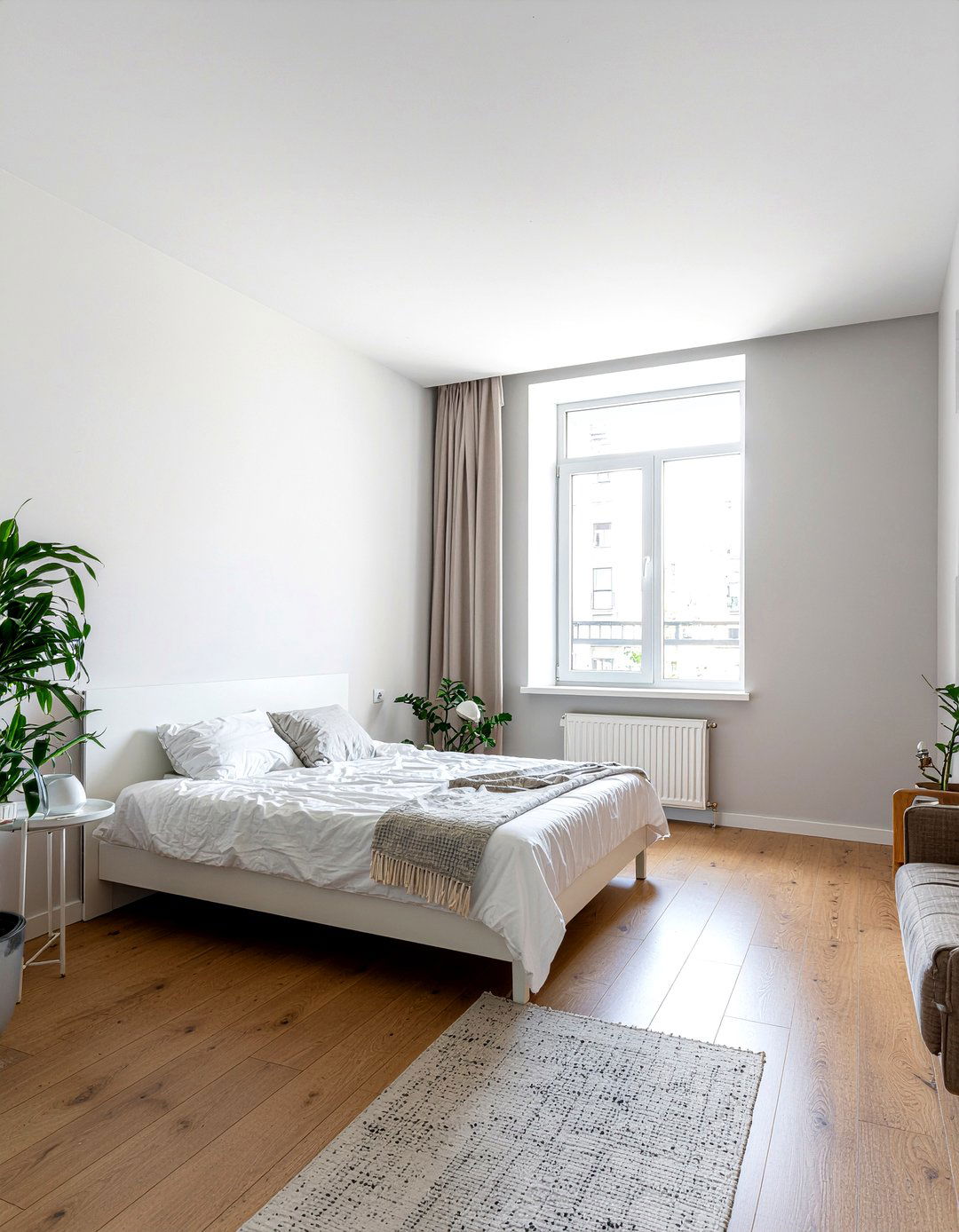 Studio apartment partition - 30 bedroom half wall ideas