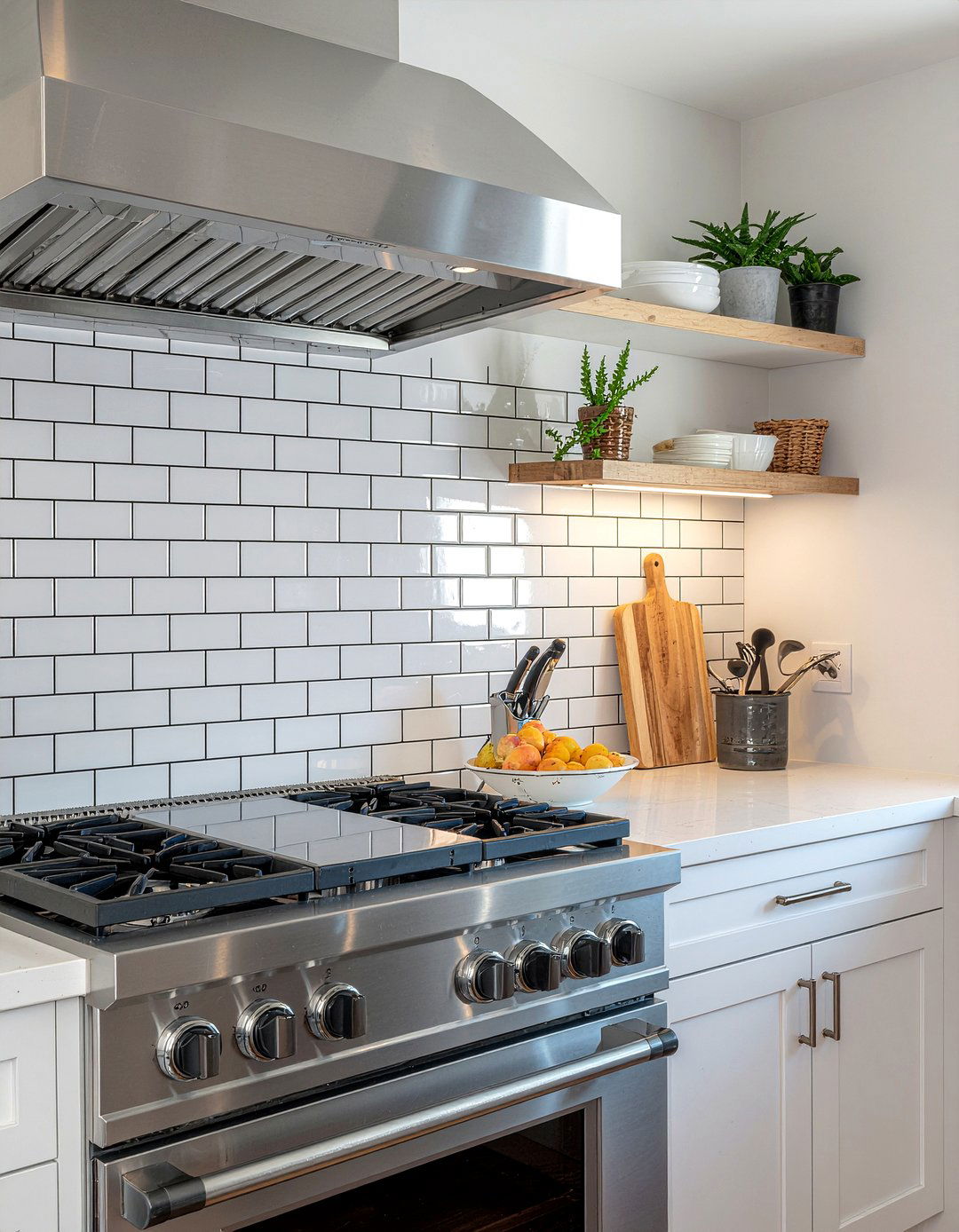 Subway Tile Backsplash - 30 Fixer Upper kitchen ideas
