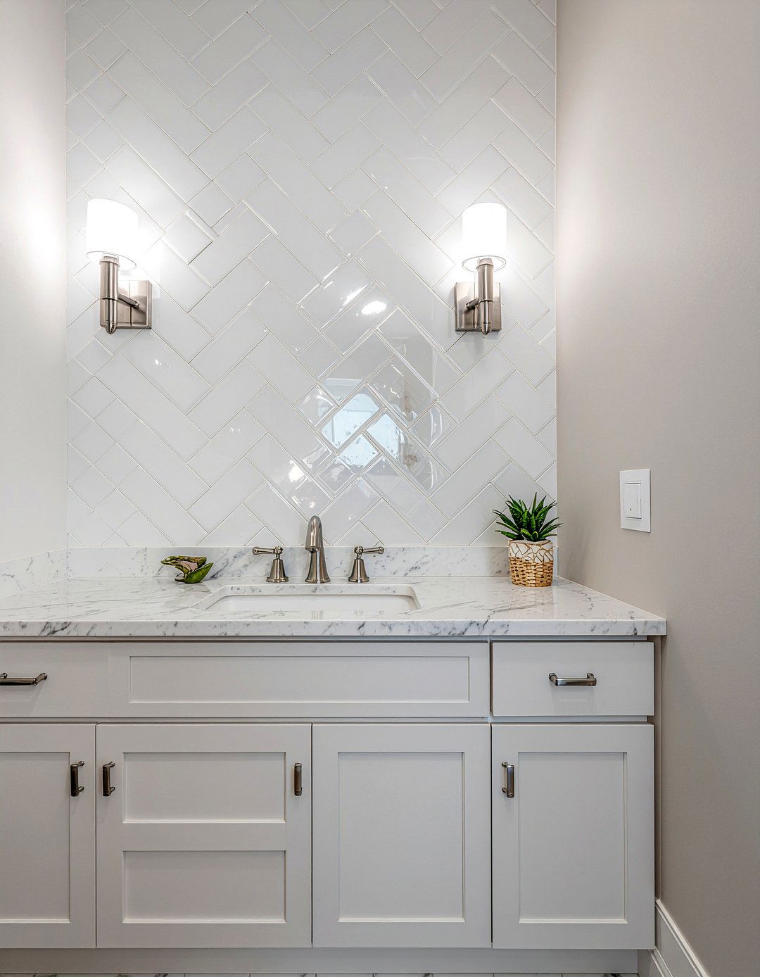 Subway Tile Backsplash - 30 bathroom investment piece ideas