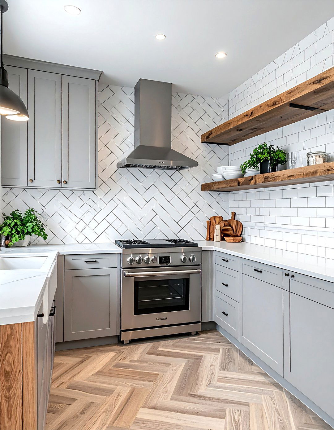 Subway Tile Backsplash Kitchen - 30 photo-ready kitchen ideas