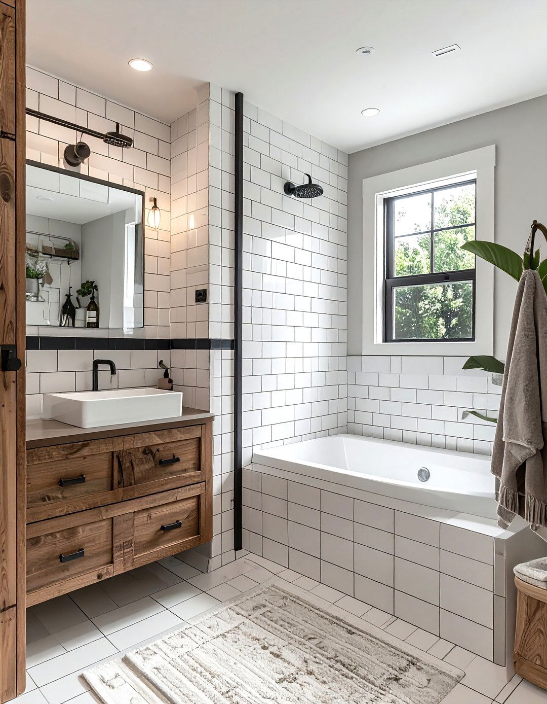 Subway Tile Bathroom - 30 Property Brothers bathroom ideas